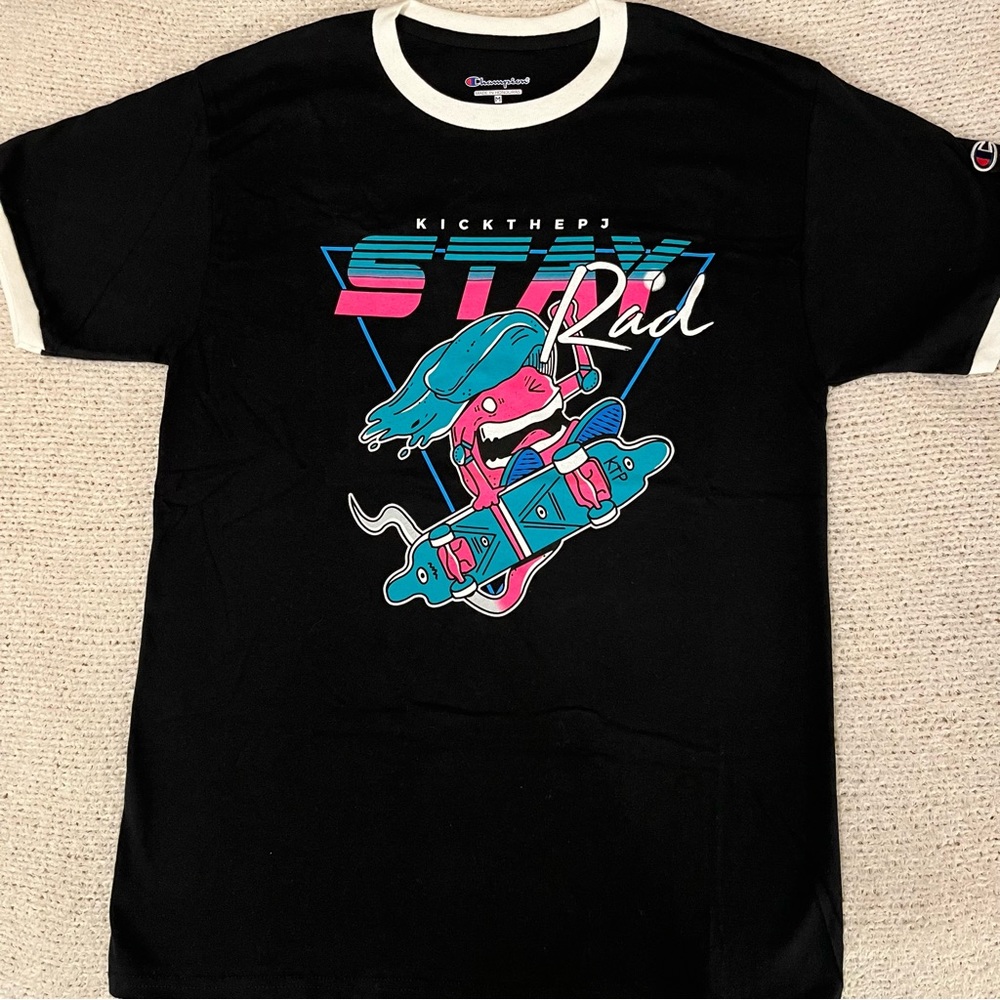 KickThePj Stay Rad Unisex Size M Shirt.